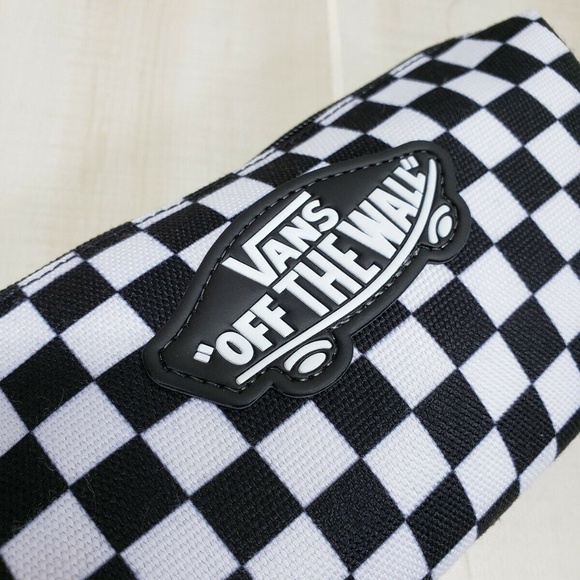 Vans Checkerboard Makeup Bag Pencil Pouch EQ2 - Picture 4 of 6